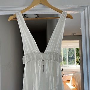 Indah clothing white maxi dress - XS